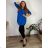 Women's elegant party long sleeve dress (S/M ONE SIZE) ITALIAN FASHION IM322282