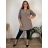 Women's elegant party long sleeve dress (S/M ONE SIZE) ITALIAN FASHION IM322282