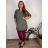 Women's elegant party long sleeve dress (S/M ONE SIZE) ITALIAN FASHION IM322282