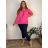 Elegant trousers with belt for women (S/M/L ONE SIZE) ITALIAN FASHION IM425057