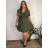 Long casual short sleeve women's dress, oversized (42/44/46 ONE SIZE) ITALIAN FASHION IMD2525370