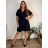 Long casual short sleeve women's dress, oversized (42/44/46 ONE SIZE) ITALIAN FASHION IMD2525370