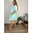Women's oversized summer dress 3/4 long sleeve (S/M ONE SIZE) ITALIAN FASHION IMPEM25C7058