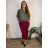 Elegant trousers with belt for women (S/M/L ONE SIZE) ITALIAN FASHION IM425057
