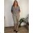 Elegant trousers with belt for women (S/M/L ONE SIZE) ITALIAN FASHION IM425057