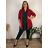 Women's Plus Size Long Sleeve Cardigan (56/58 ONE SIZE) ITALIAN FASHION IMWQ24295 46/48/50 emerald green