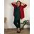 Women's Plus Size Long Sleeve Cardigan (56/58 ONE SIZE) ITALIAN FASHION IMWQ24295 46/48/50 emerald green
