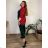 Women's Plus Size Long Sleeve Cardigan (56/58 ONE SIZE) ITALIAN FASHION IMWQ24295 46/48/50 emerald green
