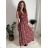 Long summer sleeveless women's dress Mariposa (M/L, XL/2XL) IMWDF25F1056