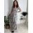 Women's short sleeve summer dress FIORE (S/M/L ONE SIZE) ITALIAN FASHION IMSM25019