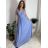 Women's Long Strapless Sequin Party Dress (S/M ONE SIZE) ITALIAN FASHION IMPSH233348