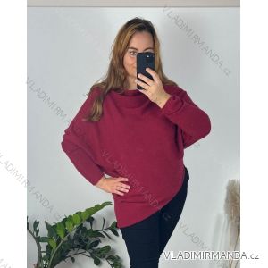 Women's Plus Size Warm Long Sleeve Sweater (56/58 ONE SIZE) ITALIAN FASHION IMD24357