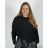 Women's Plus Size Warm Long Sleeve Sweater (56/58 ONE SIZE) ITALIAN FASHION IMD24357