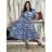 Women's Summer 3/4 Long Sleeve Dress (S/M ONE SIZE) INDIAN FASHION IMPEM23G123