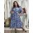 Women's Summer 3/4 Long Sleeve Dress (S/M ONE SIZE) INDIAN FASHION IMPEM23G123