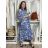 Women's Summer 3/4 Long Sleeve Dress (S/M ONE SIZE) INDIAN FASHION IMPEM23G123