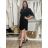 Women's Long Chiffon Short Sleeve Dress (S/M ONE SIZE) ITALIAN FASHION IMWGS231048