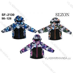 Fleece-insulated, hooded, children's jacket for girls and boys (98-128) SEZON SEZ24SF-2130