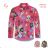 Lightweight long-sleeved zip-up sweatshirt for children and teenagers, girls (116-146) KUGO EM9329