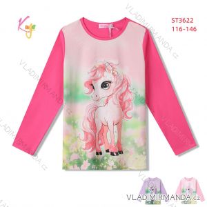Long sleeve T-shirt for children and teenagers (116-146) KUGO ST3622