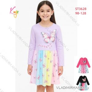 Long sleeve dress for children's girls (98-128) KUGO ST3628