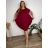 Summer dress oval short sleeve women's oversized (50/52/54 ONE SIZE) ITALIAN FASHION IM425011