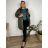Women's long summer oversize pants (S/M/L ONE SIZE) ITALIAN FASHION IM425271 54/56/58 green khaki