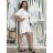 Short Sleeve Shirt Dress women (uni L-2XL) ITALIAN MODA IMS20002