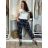 Tracksuit pants long ladies (uni s / m) ITALIAN MODA IM419836 S / M / L black