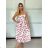 Women's Long Sleeve Hoodie Dress (S / M ONE SIZE) ITALIAN FASHION IMWA216095 -   red -   S / M