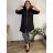 Women's elegant party long sleeve dress (S/M ONE SIZE) ITALIAN FASHION IM322282