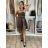 Women's elegant party long sleeve dress (S/M ONE SIZE) ITALIAN FASHION IM322282