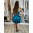 Women's elegant party long sleeve dress (S/M ONE SIZE) ITALIAN FASHION IM322282