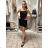 Dress with 3/4-sleeve ladies pocket (uni sl) ITALIAN Fashion IM3181746 XS/S/M black