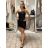 Dress with 3/4-sleeve ladies pocket (uni sl) ITALIAN Fashion IM3181746 XS/S/M black