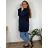 Women's Plus Size Zipper Hoodie Long Sleeve (2XL/3XL ONE SIZE) ITALIAN FASHION IMC23382