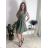 Women's short sleeve summer casual dress (S/M/L ONE SIZE) ITALIAN FASHION IMWGB25022