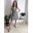 Women's icecool sleeveless summer dress (M/L, XL/2XL) AINUOSI ITALIAN FASHION IMB23XJ-1110