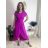 Elegant trousers with belt for women (S/M/L ONE SIZE) ITALIAN FASHION IM425057 purple S / M / L