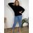 Women's Summer Long Harem Pants (42/44/46 ONE SIZE) ITALIAN FASHION IM424361