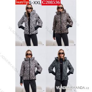 Autumn jacket with hood, zipper, long sleeves, women's (S - 2XL) SWEST IMWSW25B8556
