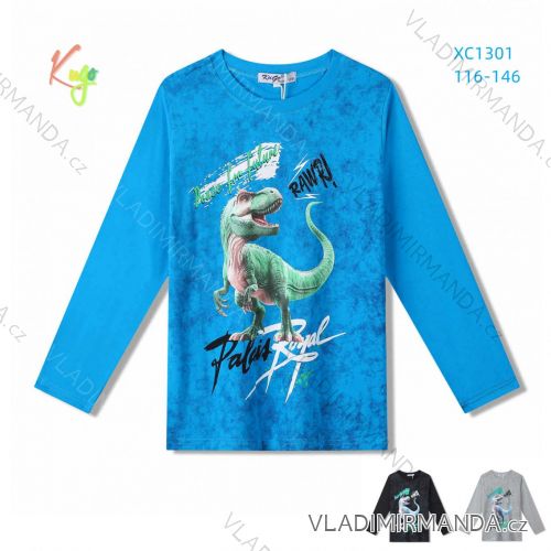 T-shirt short sleeve boys (134-164) KUGO CK0931