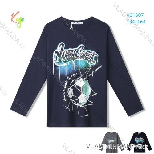 T-shirt short sleeve boys (134-164) KUGO CK0931