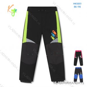 Long softshell warm pants for infants and children, boys and girls (86-116) KUGO HK5051