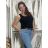 Summer undershirt women's (uni s / m) ITALIAN MODE IM319362 black S / M