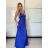 Long satin strapless evening dress for women ALESSIA (XS/S/M ONE SIZE) ITALIAN FASHION IMSP255888