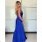 Long satin strapless evening dress for women ALESSIA (XS/S/M ONE SIZE) ITALIAN FASHION IMSP255888