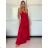 Long satin strapless evening dress for women ALESSIA (XS/S/M ONE SIZE) ITALIAN FASHION IMSP255888