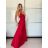 Long satin strapless evening dress for women ALESSIA (XS/S/M ONE SIZE) ITALIAN FASHION IMSP255888