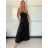 Long satin strapless evening dress for women ALESSIA (XS/S/M ONE SIZE) ITALIAN FASHION IMSP255888